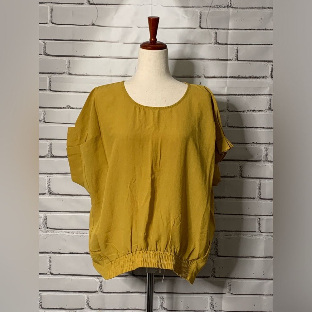 PINCH Mustard Yellow Women's Top SIZE SMALL